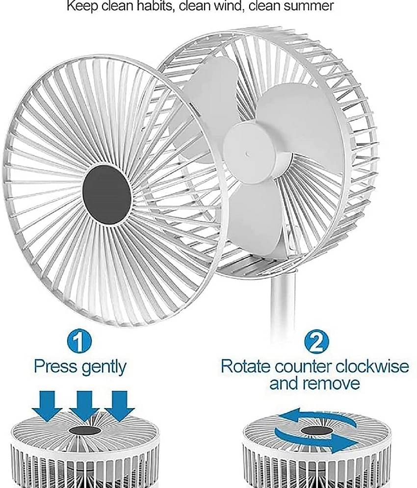 Powerful Rechargeable High Speed Table Desk Fan