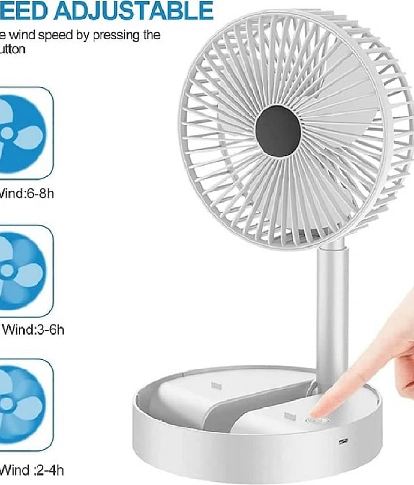 Powerful Rechargeable High Speed Table Desk Fan